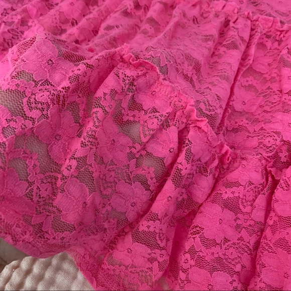 In Bloom Hot Pink Nightie - Picture 3 of 4